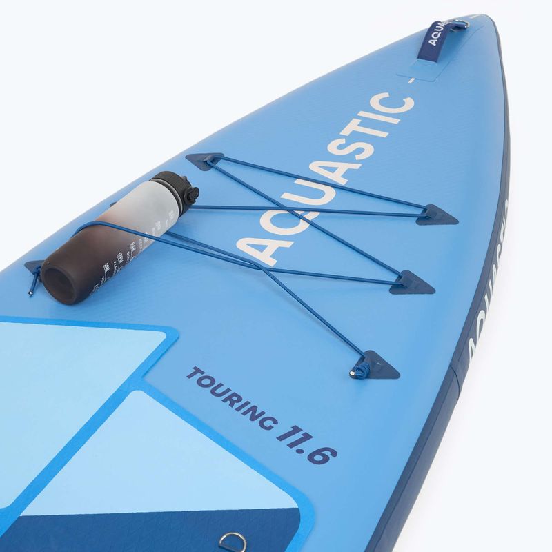 Set Board SUP aufblasbar AQUASTIC Touring 11'6" blau 15