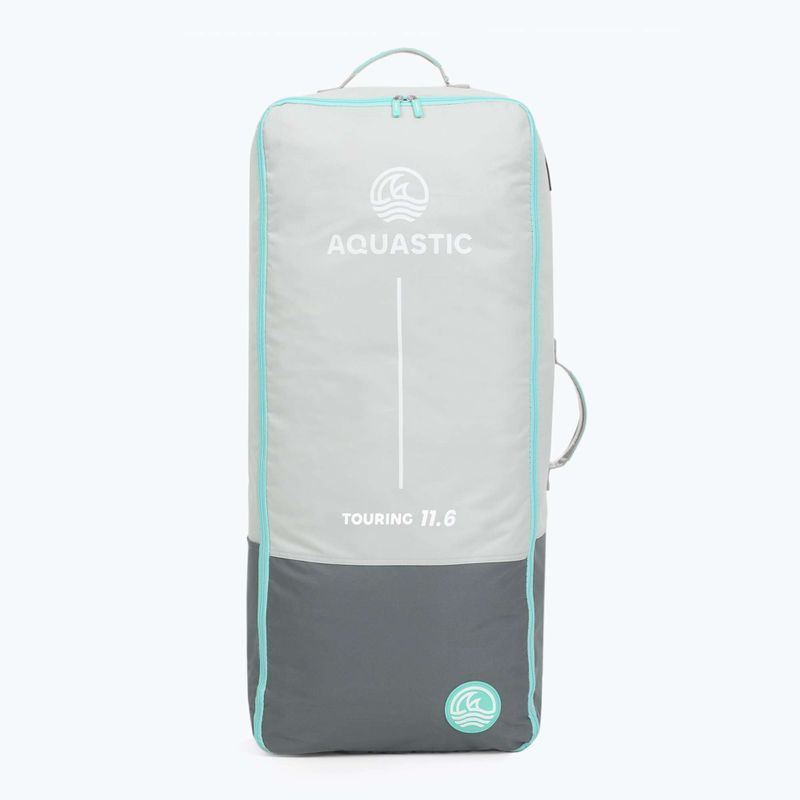 Set Board SUP aufblasbar AQUASTIC Touring 11'6" blau 17