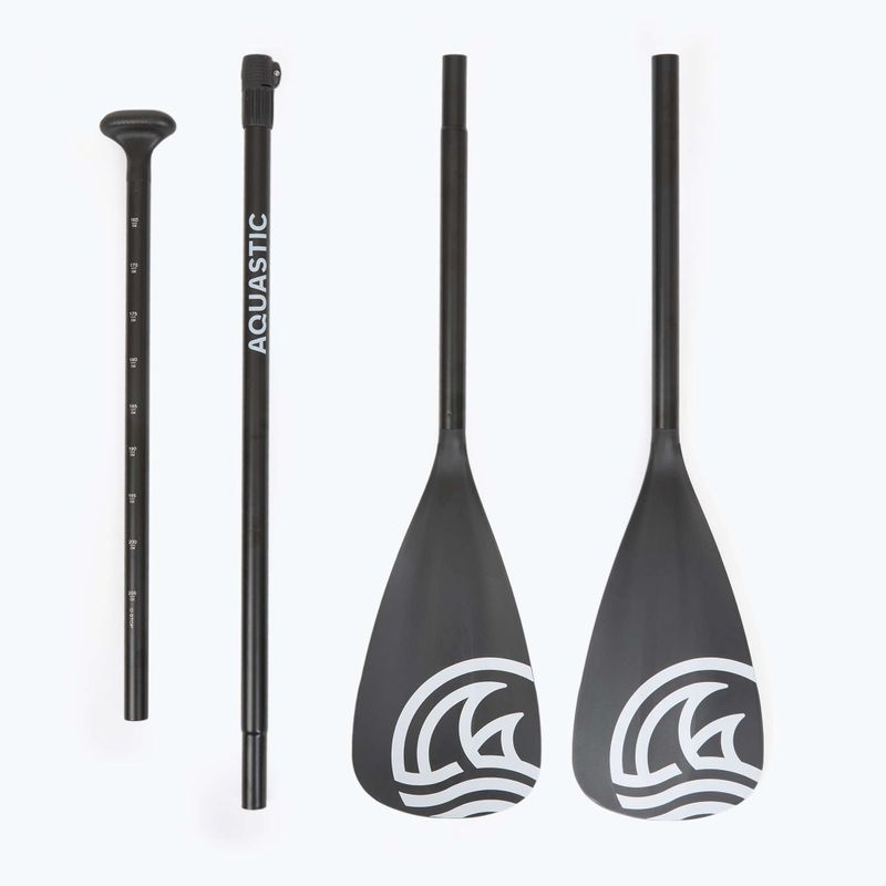 Set Board SUP aufblasbar AQUASTIC Touring 11'6" blau 19