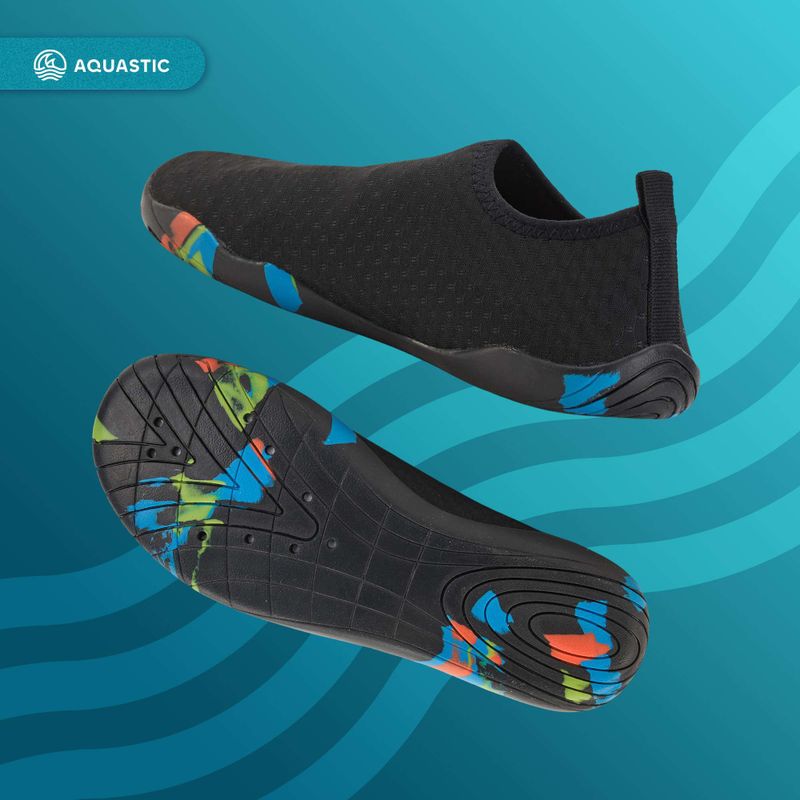 Wasserschuhe AQUASTIC Panam Schwarz 8