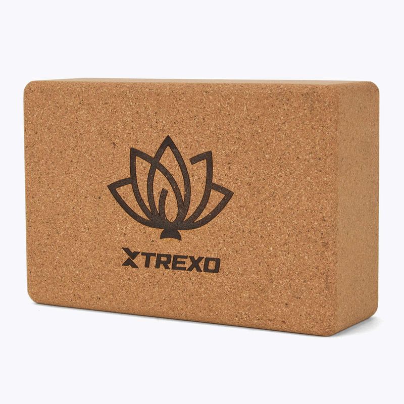 Yogaklotz XTREXO aus Kork TXO-B4Z077-NC natürlich 3