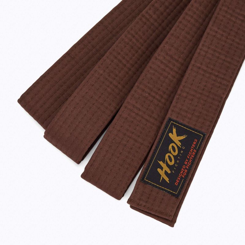 Kimono Gürtel HOOK 320 cm Braun 2