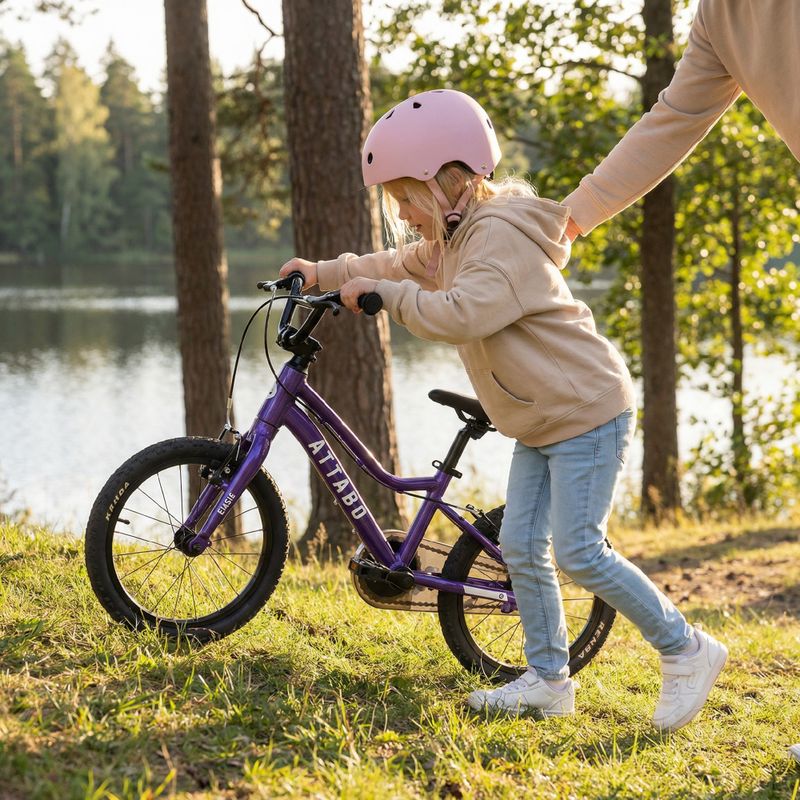 Kinderfahrrad ATTABO EASE 16" lila 6