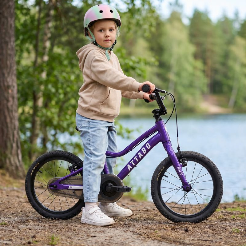 Kinderfahrrad ATTABO EASE 16" lila 7