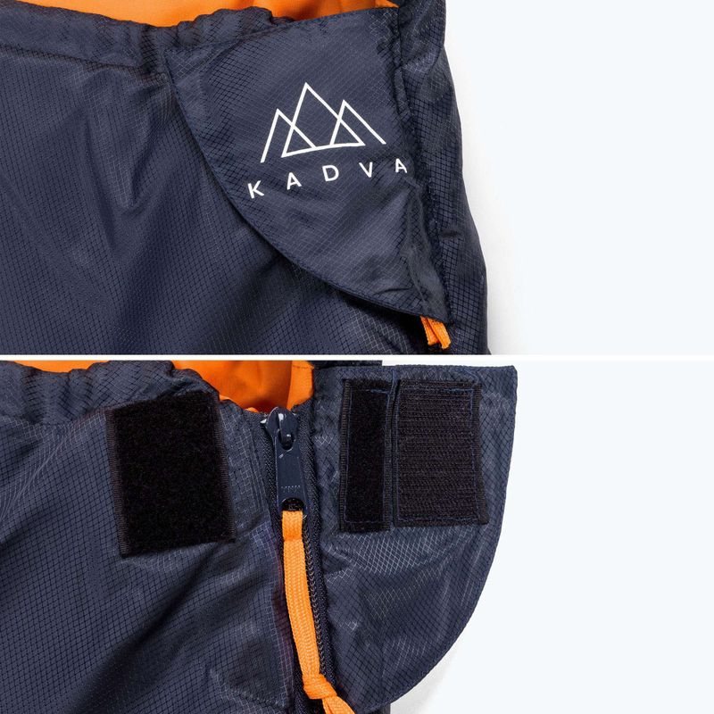 KADVA Light 1000 L Schlafsack links grau 11