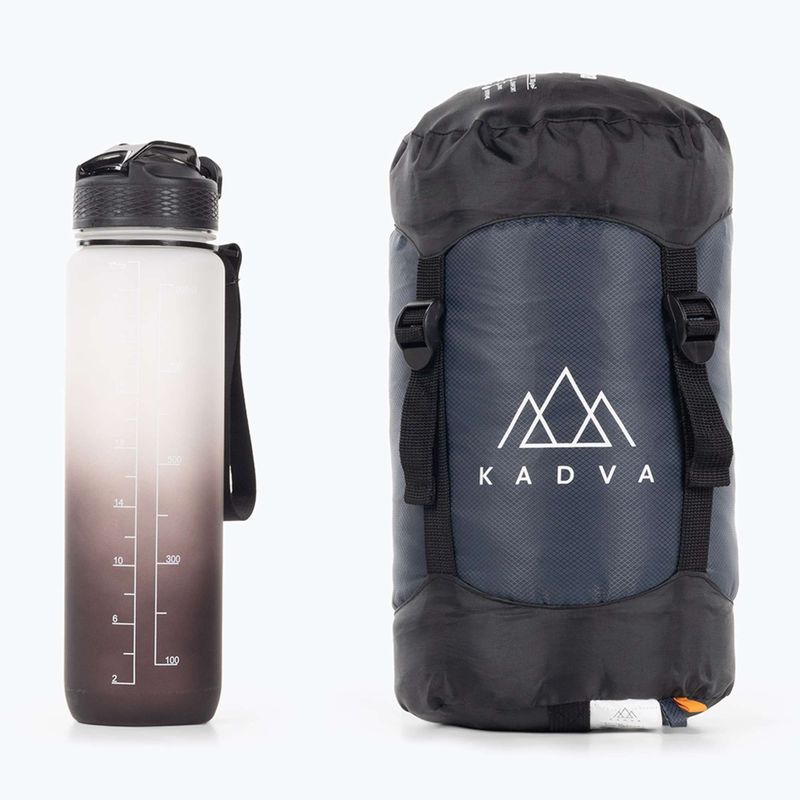 KADVA Light 1000 L Schlafsack links grau 2