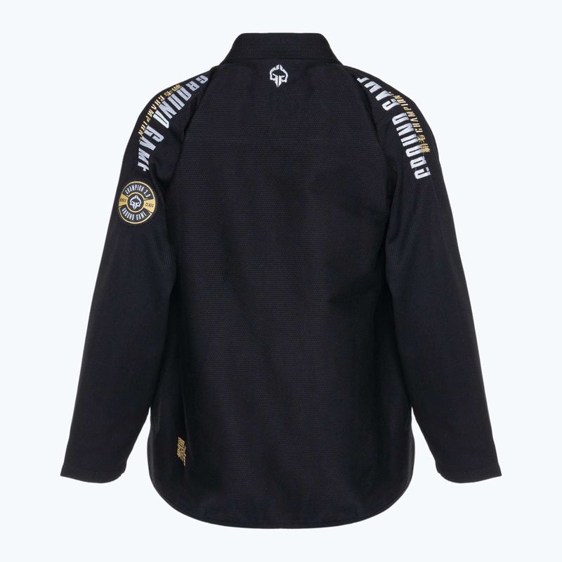 Gi für Brazilian Jiu-Jitsu Ground Game Champion 3.0 Schwarz 3