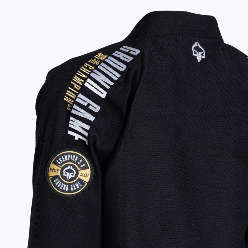 Gi für Brazilian Jiu-Jitsu Ground Game Champion 3.0 Schwarz 13