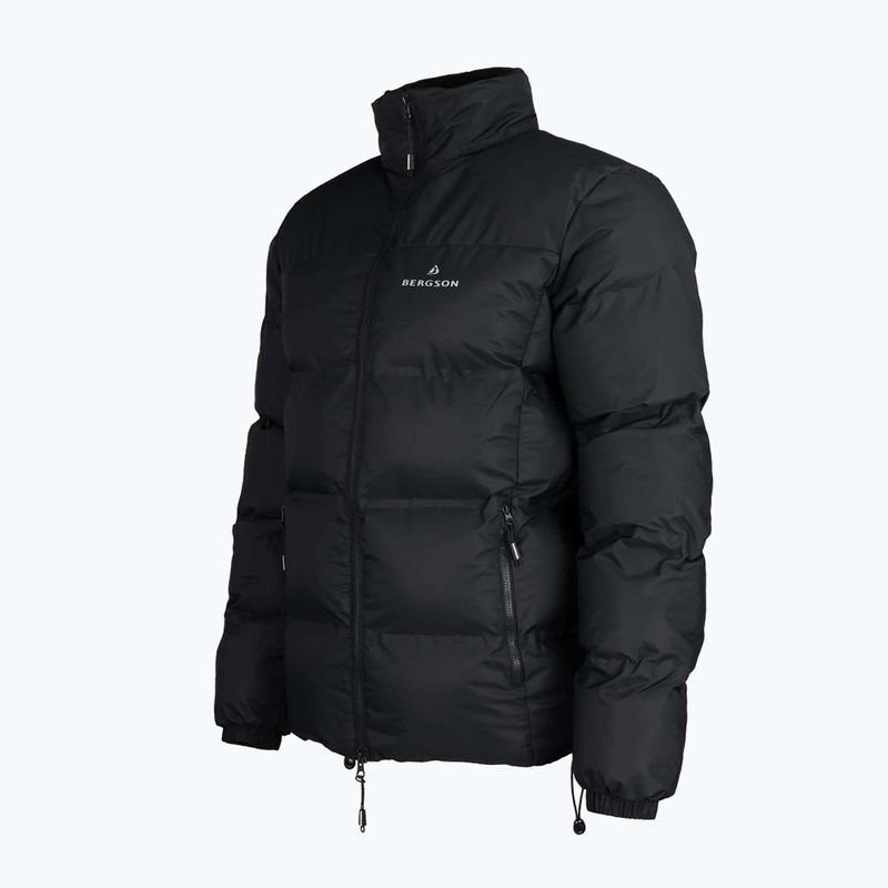 Herren-Isolierjacke BERGSON Snowy Wolf Micro-Therm schwarz 3