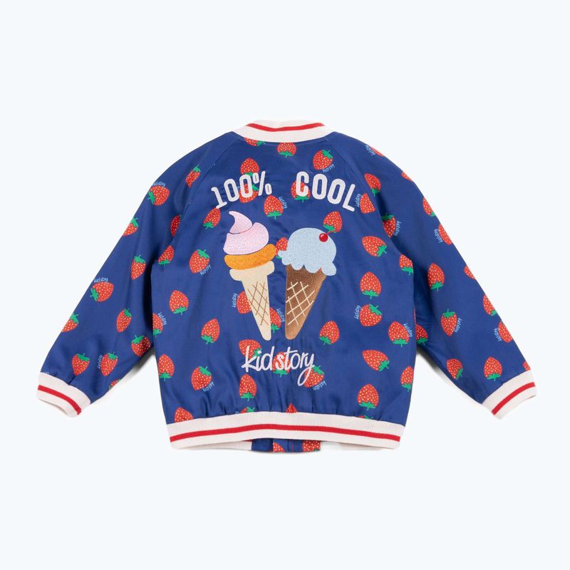 KID STORY Kinderjacke Bio Finishing Bomber Erdbeere 3