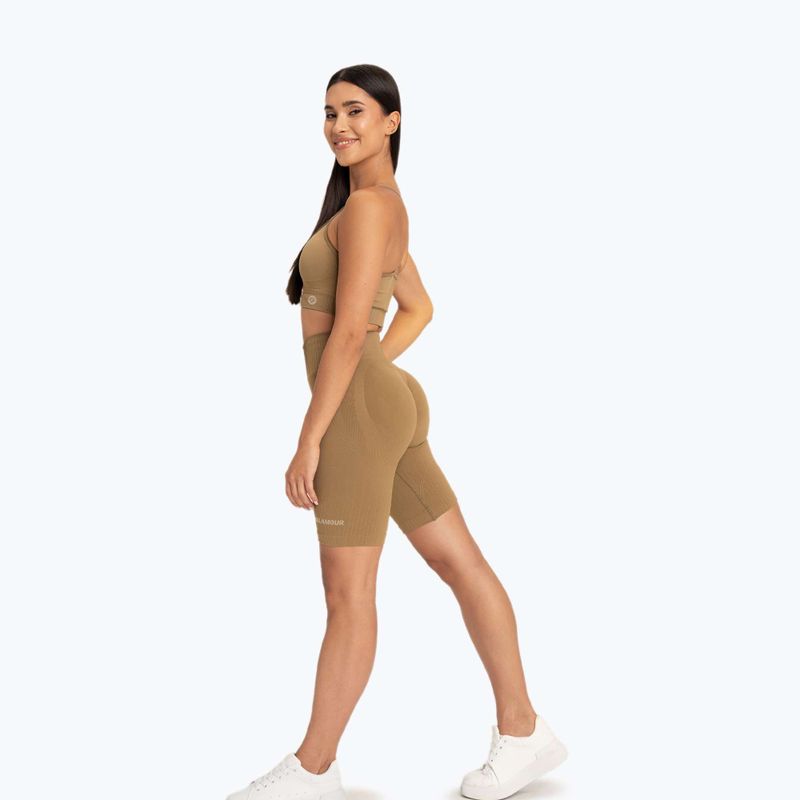 Training Biker Shorts Damen Gym Glamour Push Up 2.0 safari 4
