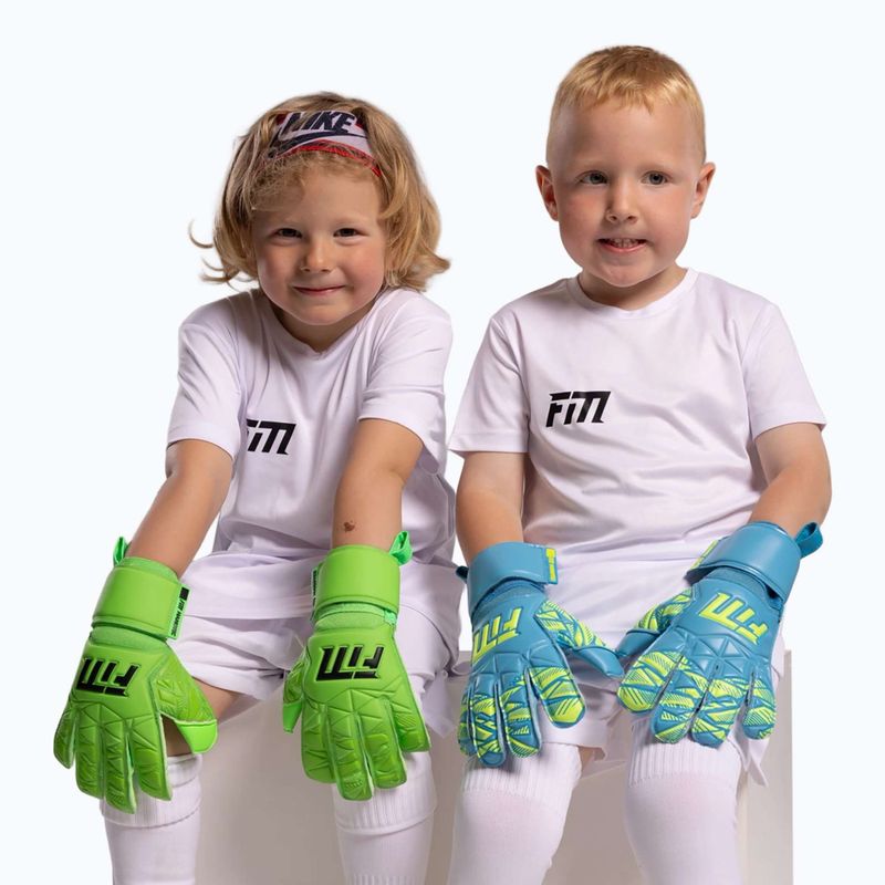 Torwarthandschuhe Kinder Football Masters Invictus X Jr lime 6