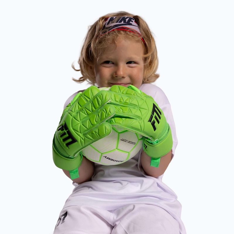 Torwarthandschuhe Kinder Football Masters Invictus X Jr lime 7