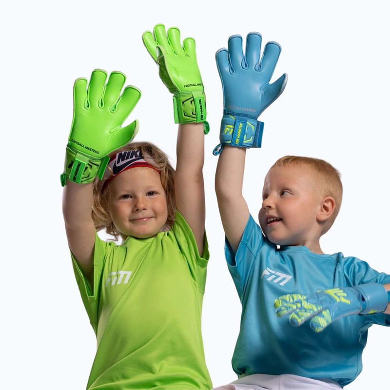 Torwarthandschuhe Kinder Football Masters Invictus X Jr lime 8