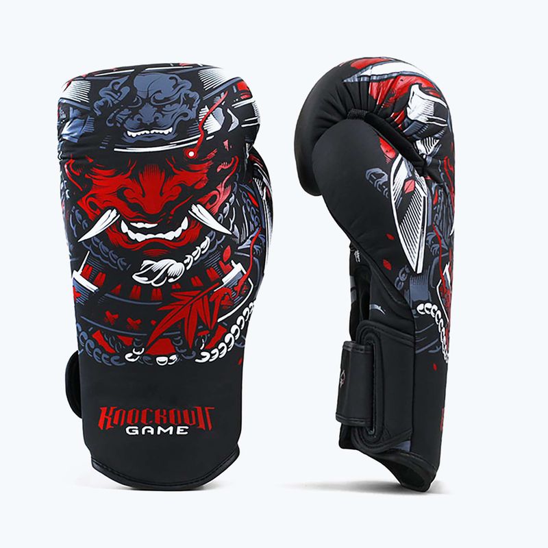 Ground Game  Samurai  Boxhandschuhe schwarz 21BOXGLOSAM10 2