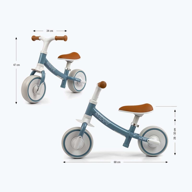 Laufrad Milly Mally Skippy blue 2