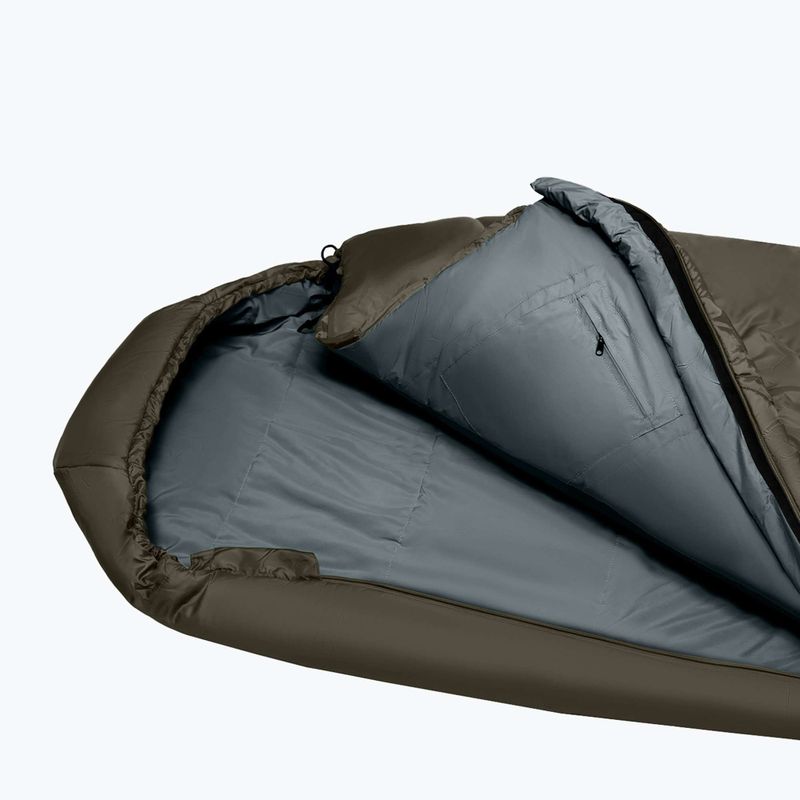 Schlafsack Alpinus Wide & Long Fiber Pro 1250 230 cm/rechts oliv 2