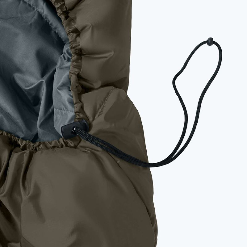 Schlafsack Alpinus Wide & Long Fiber Pro 1250 230 cm/rechts oliv 3