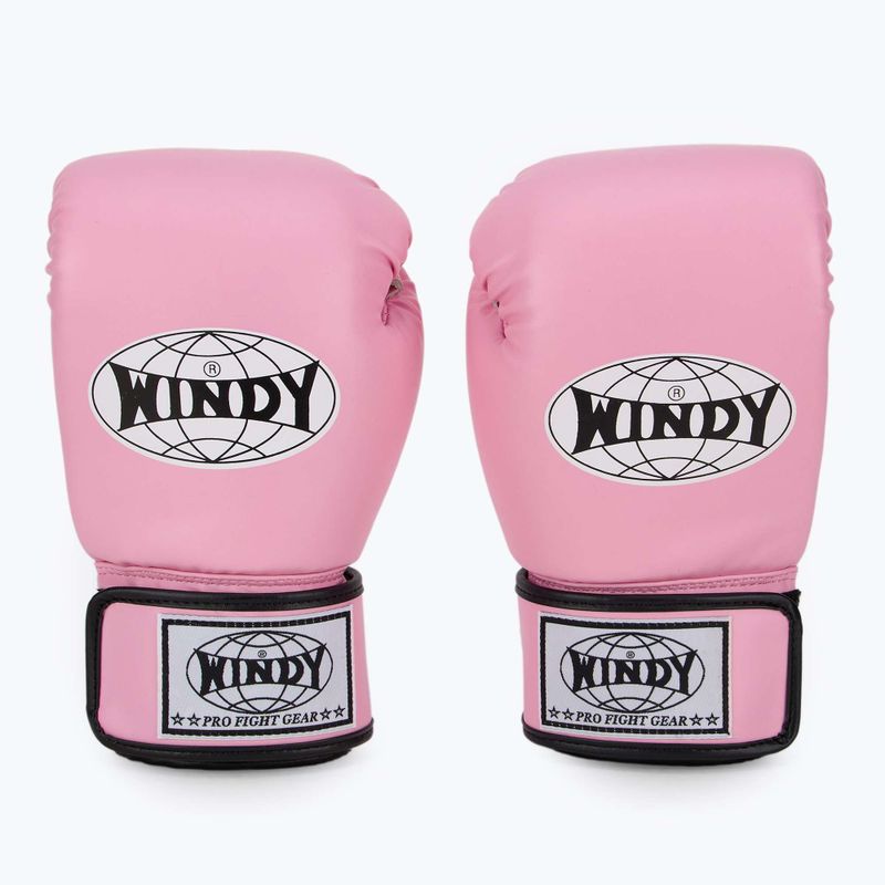 Boxhandschuhe WINDY Classic Synthetic Leather pink 2