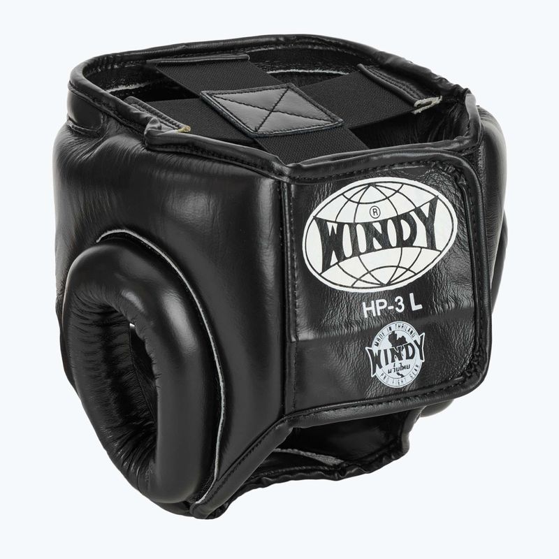 Boxhelm WINDY Genuine Leather black 3