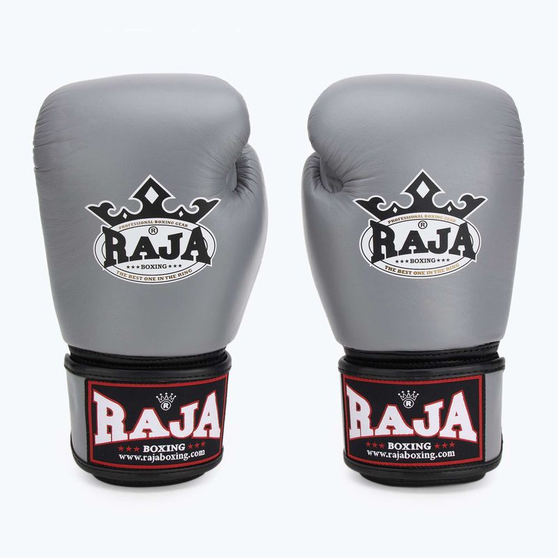 Boxhandschuhe RAJA BOXING Single Standard Genuine Leather grey 2