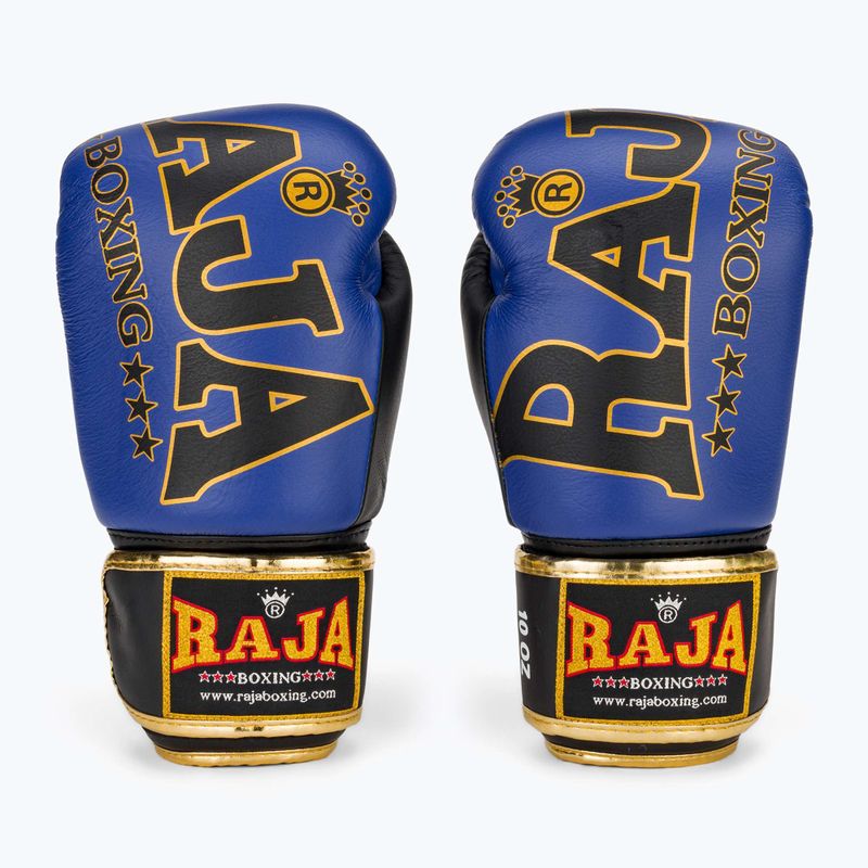 Boxhandschuhe RAJA BOXING Origin Standard Genuine Leather blue 2