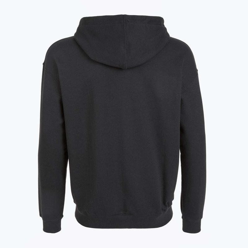 Herren PROSTO Hoodie Logo Zip schwarz 2