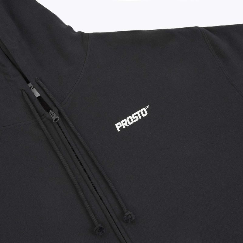 Herren PROSTO Hoodie Logo Zip schwarz 3