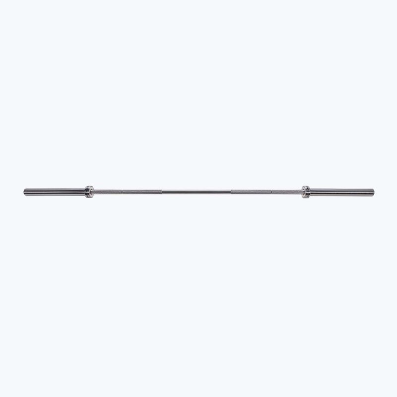 Olympiastange HMS GO900 + Hantelverschlüsse ZG1500 Silver Lock Jaw X2 Premium