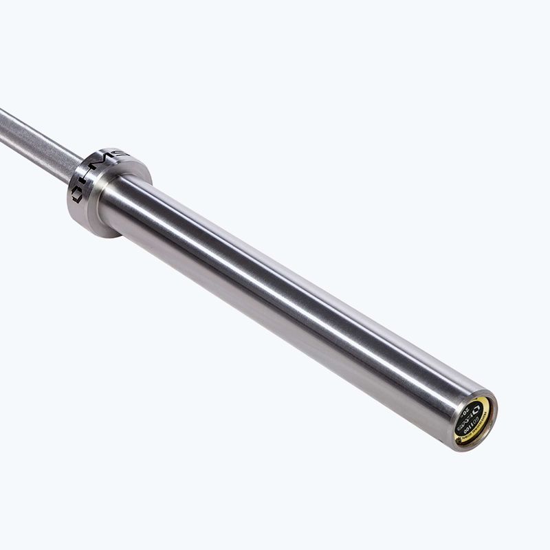 Olympiastange HMS GO900 + Hantelverschlüsse ZG1500 Silver Lock Jaw X2 Premium 3