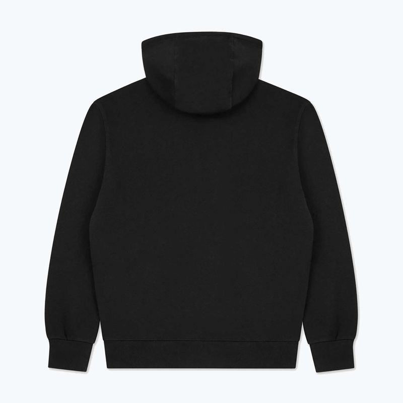 Herrenpullover MANTO Logo Hoody schwarz 2