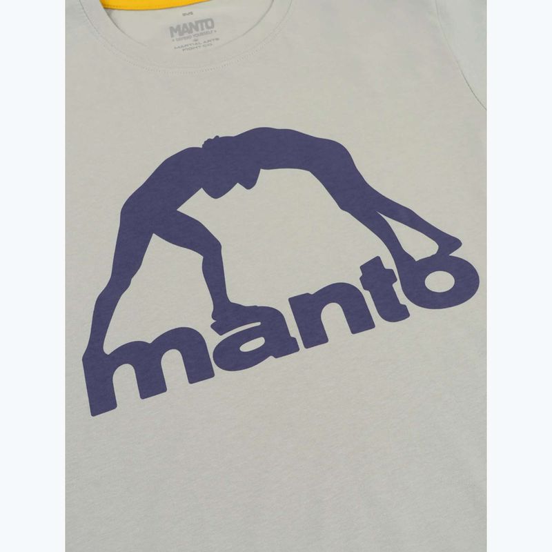 Herren T-Shirt MANTO Vibe 25 hellgrau/dunkellila 2