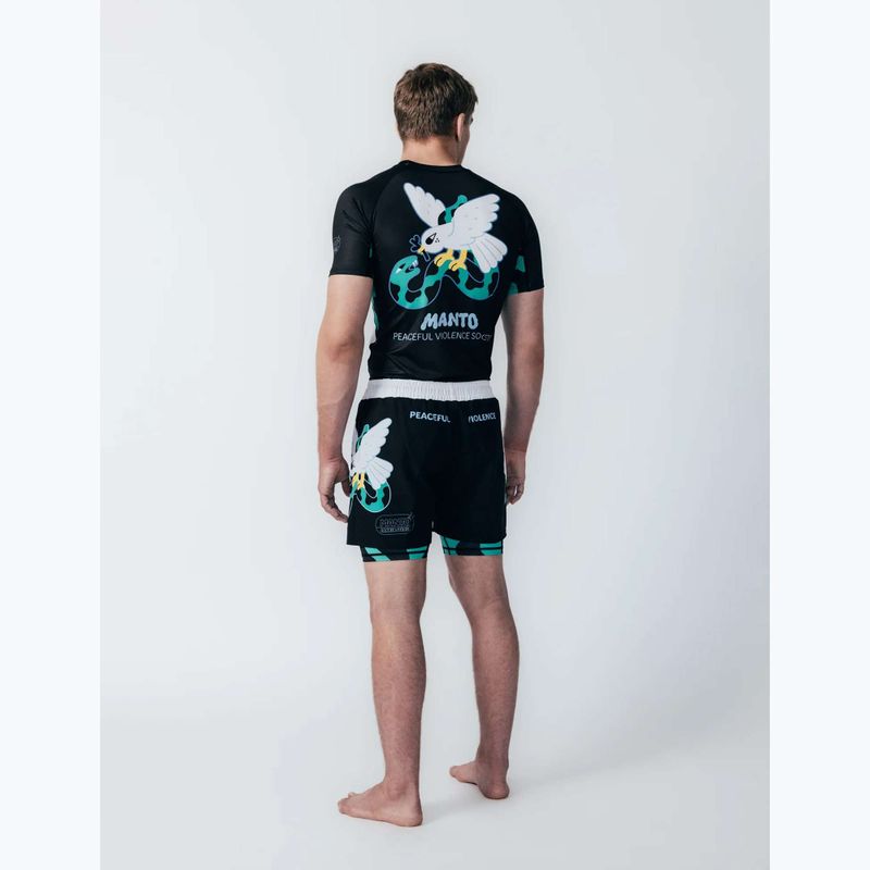 Herren-Trainingsshorts MANTO Dove schwarz 8