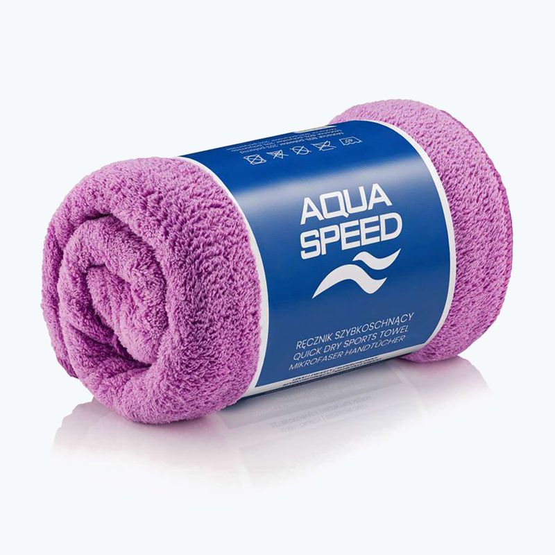 AQUA-SPEED Dry Coral Schnelltrocken-Handtuch lila 2