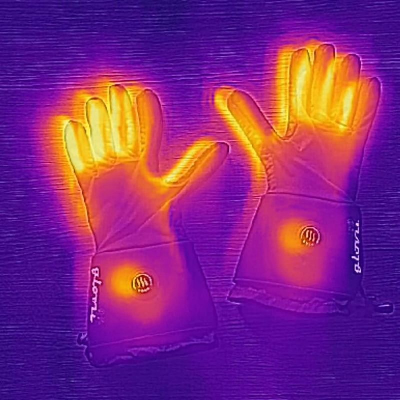 Glovii GLG grau beheizte Handschuhe 10
