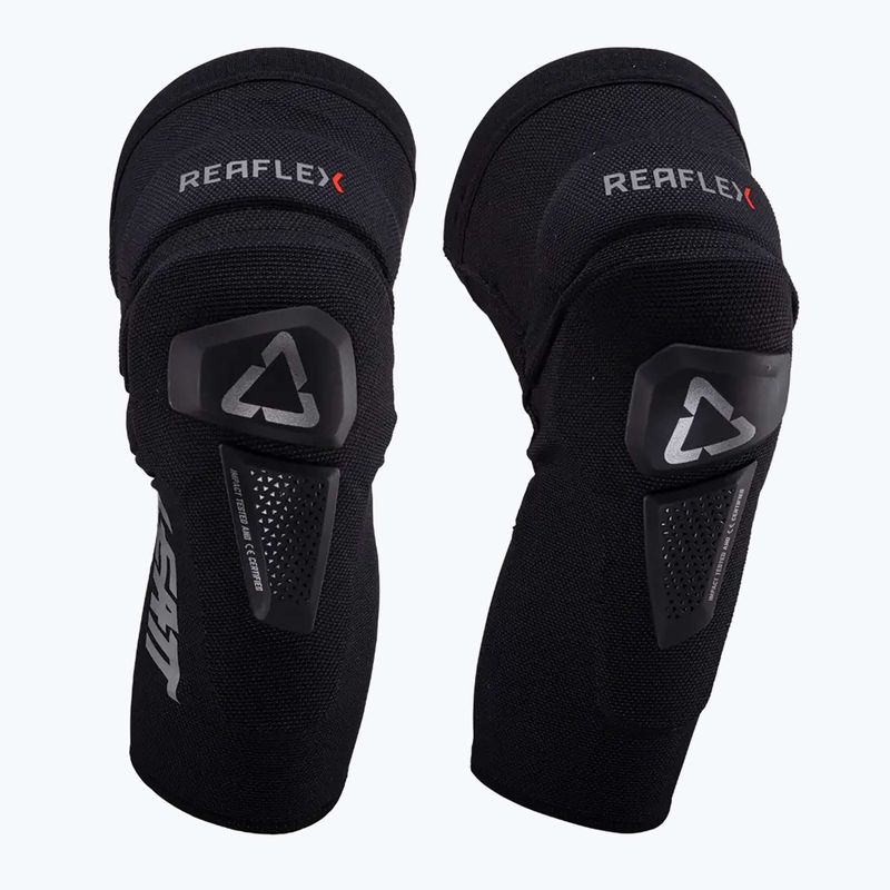 Leatt ReaFlex Hybrid Pro Knie- und Schienbeinprotektoren schwarz