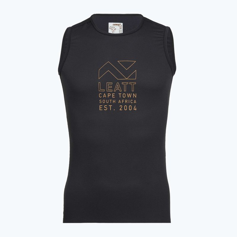 Herren Fahrradtrikot Leatt Sleeveless Base black