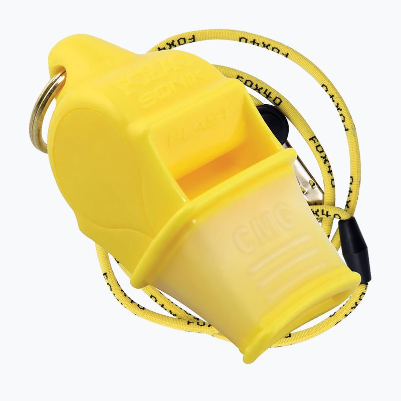 Pfeife Fox 4 Sonik Blast CMG gelb 923