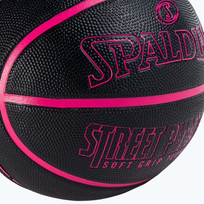 Spalding Phantom Basketball schwarz und rosa 84385Z 3