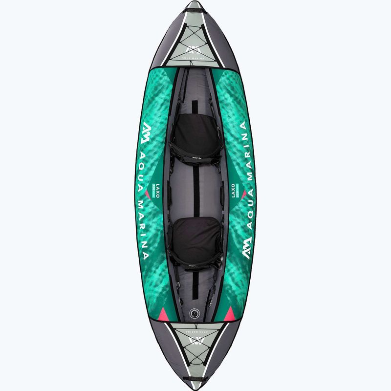 Aqua Marina Recreational Kayak grün Laxo-320 2-Personen aufblasbares 10'6″ Kajak 2