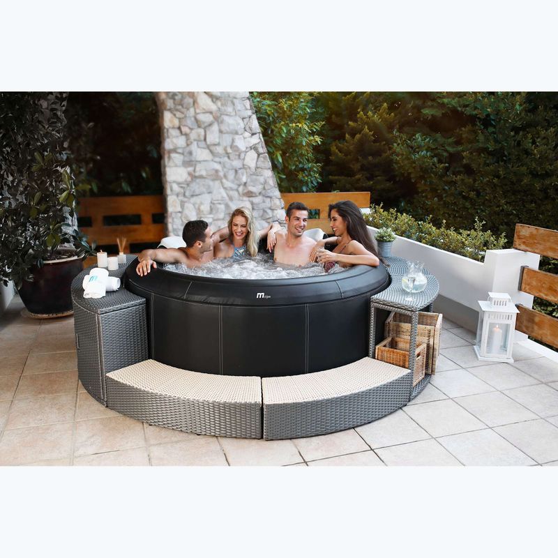 Pool mit Hydromassage 6-Personen MSpa Premium Super Camaro schwarz 16