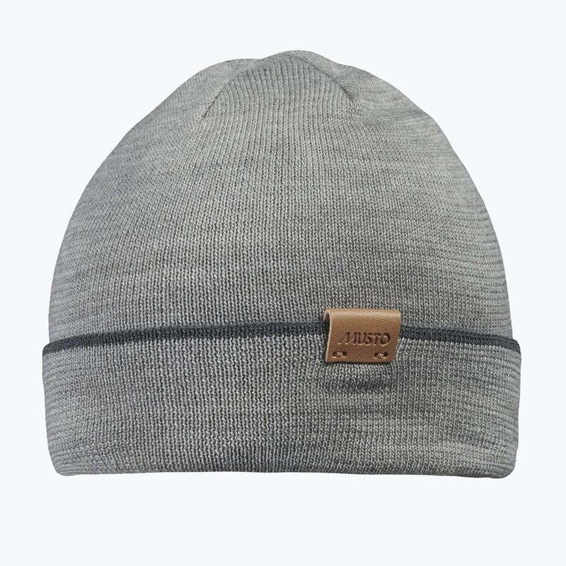 Mütze Cap + Schal Set Musto Tipped Beanie & Scarf Gift Set grey/ melange 2