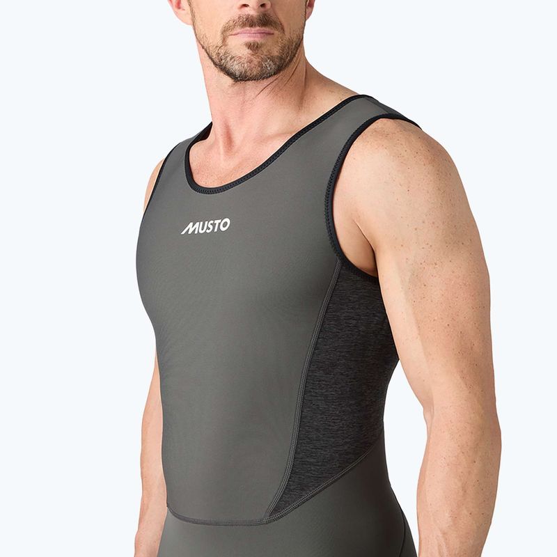Herren Schwimm-Neoprenanzug Musto Flexlite Dynamic 2 mm Long John dark grey 9