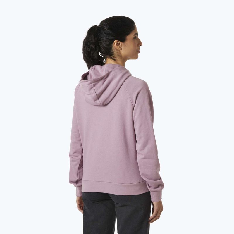 Hoodie Damen Helly Hansen Core Graphic Hoodie purple clay 2