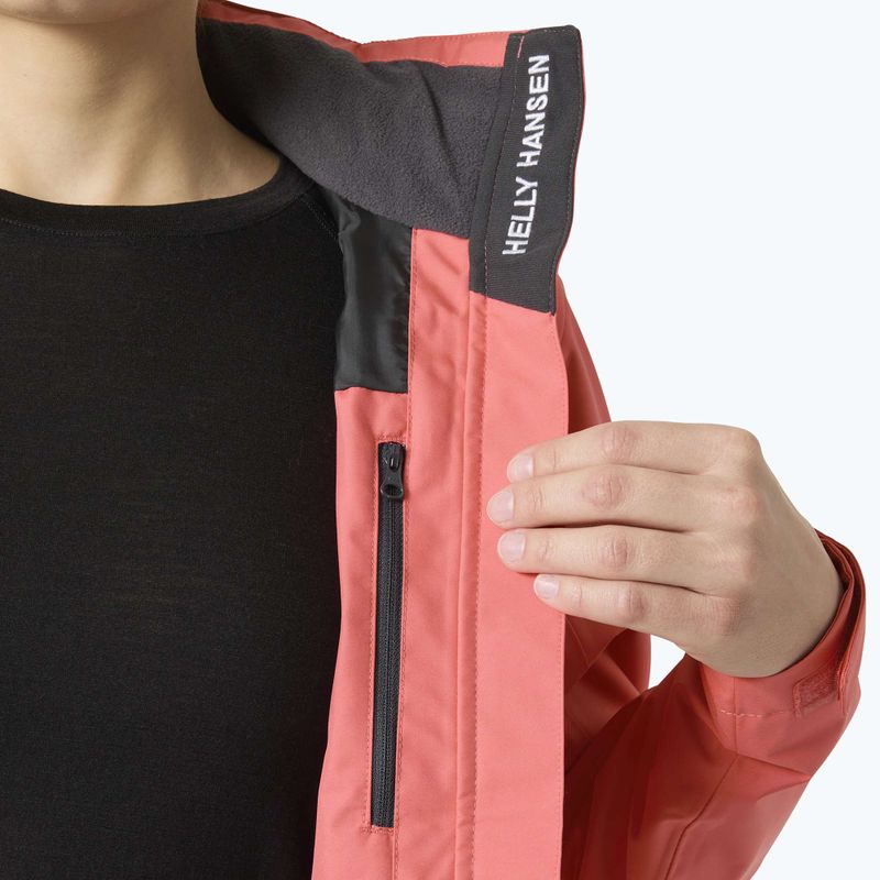 Segeljacke Damen Helly Hansen Crew Hooded 2.0 sunset pink 5