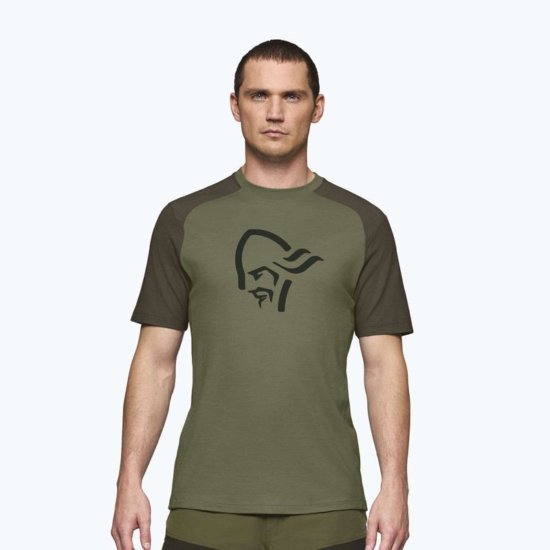 Herren-Trekkingshirt NORRONA Femund PureUll loden green