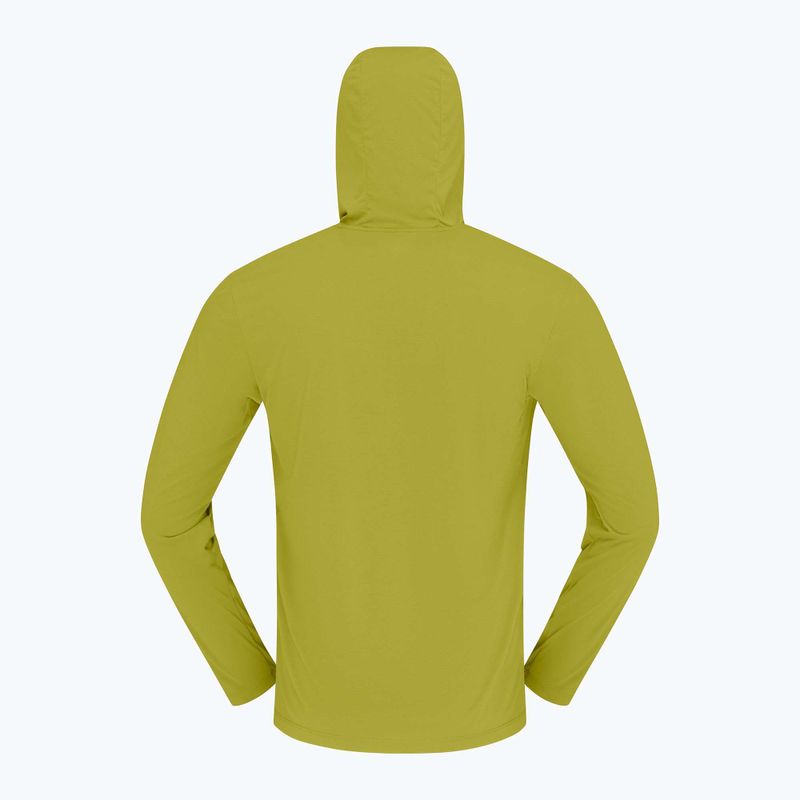 Herren-Trekkingsweatshirt NORRONA Femund Tech Hood golden lime 7