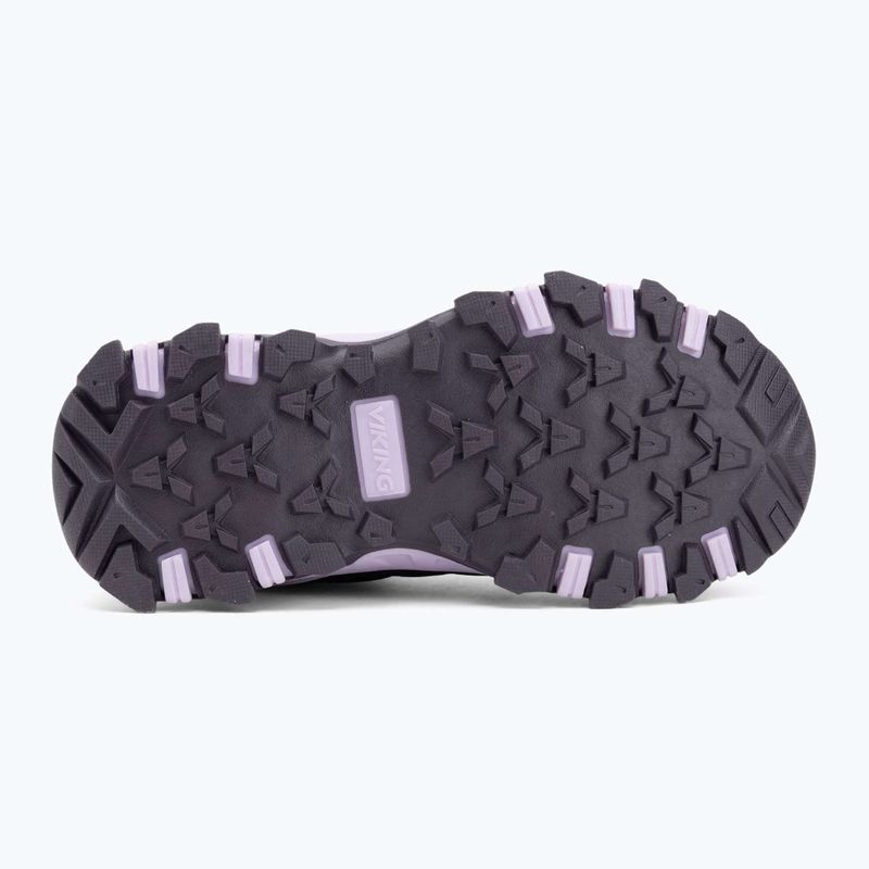 Kinderschuhe Viking Footwear Track Warm Waterproof 2V aubergine 4