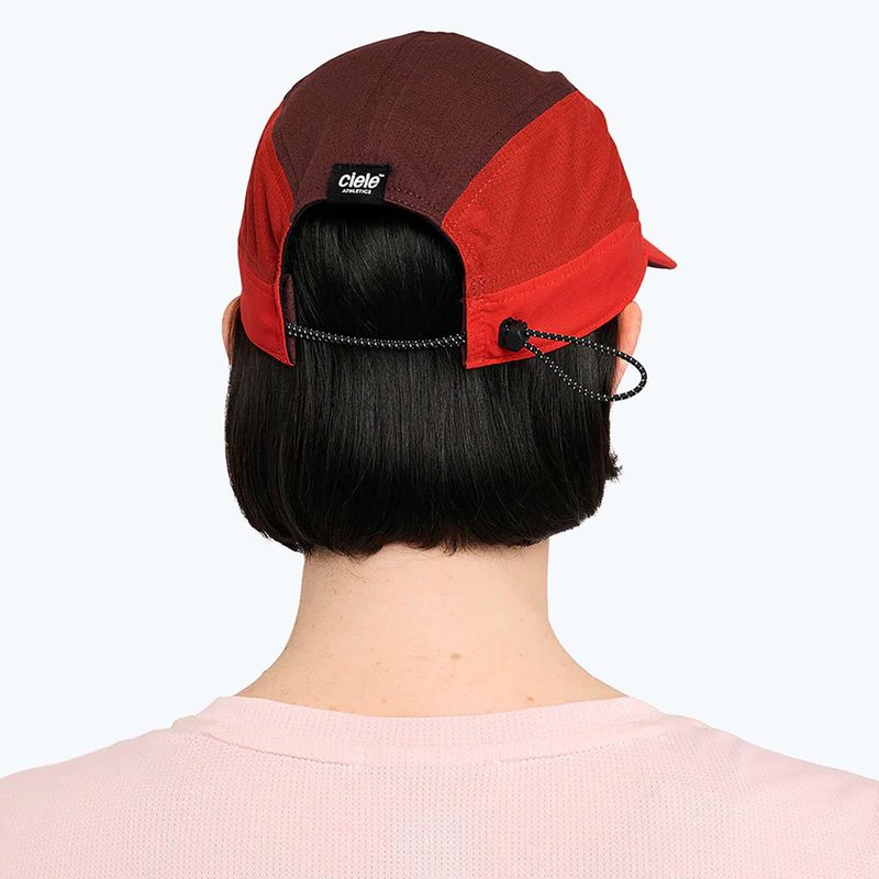 Ciele Athletics FSTCap SC Comp IconicVC Kappe mit Schirm crimson red/glade 8