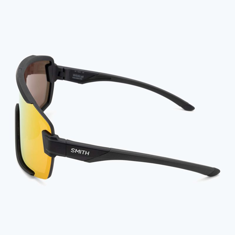Sonnenbrille Smith Wildcat matte black/chromapop red mirror 5